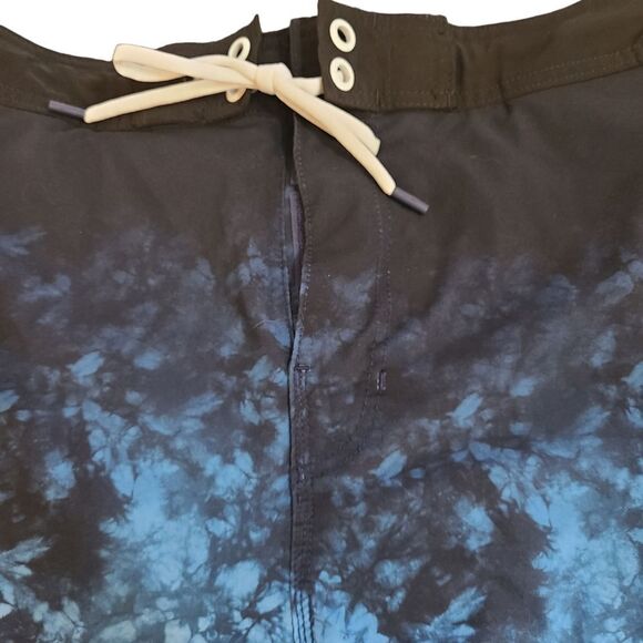 SPEEDO Swim Trunks‎ Tie Waist Ombre Water Print Size Men's L - Picture 5 of 13